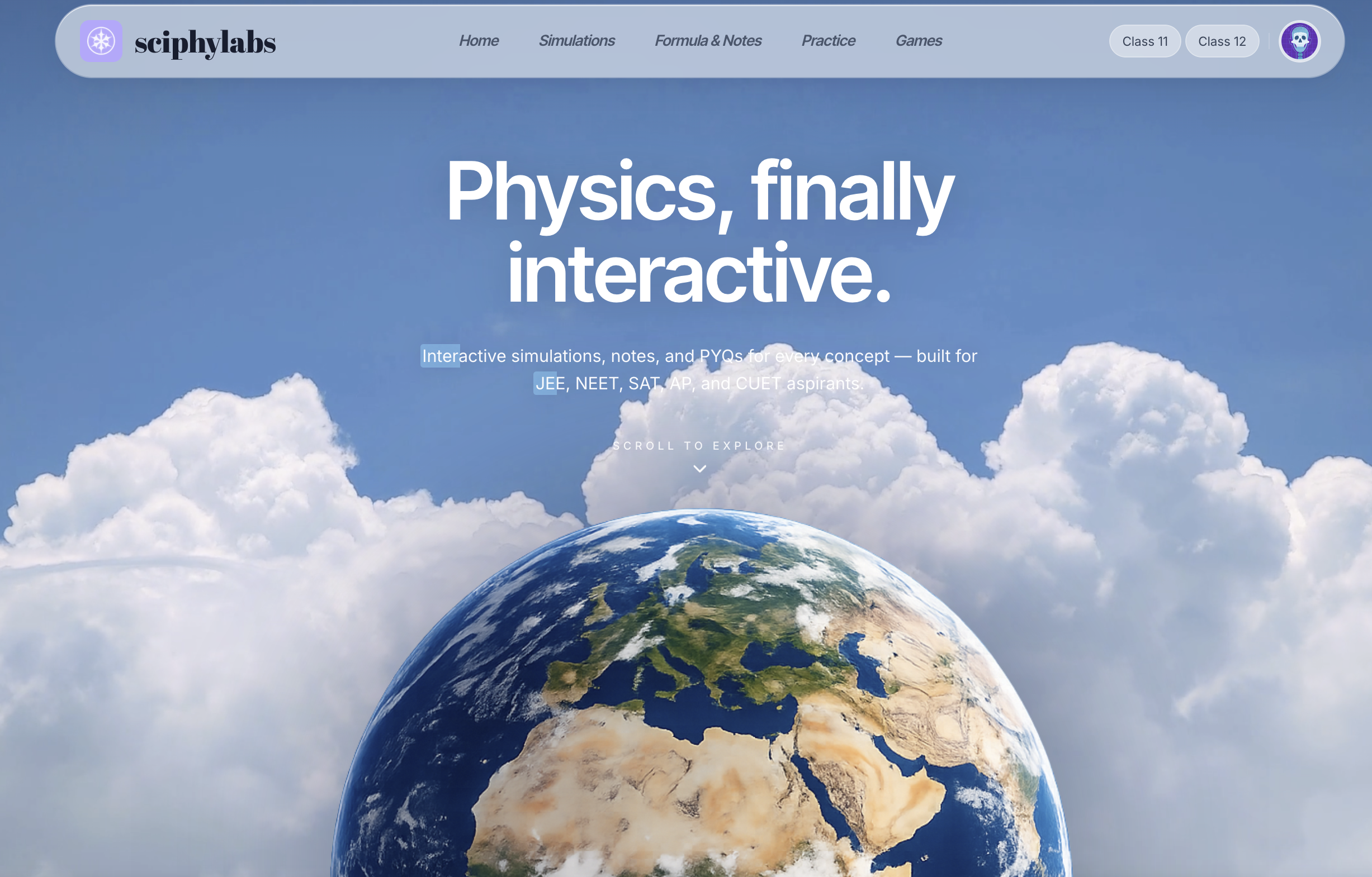Physics, finally interactive